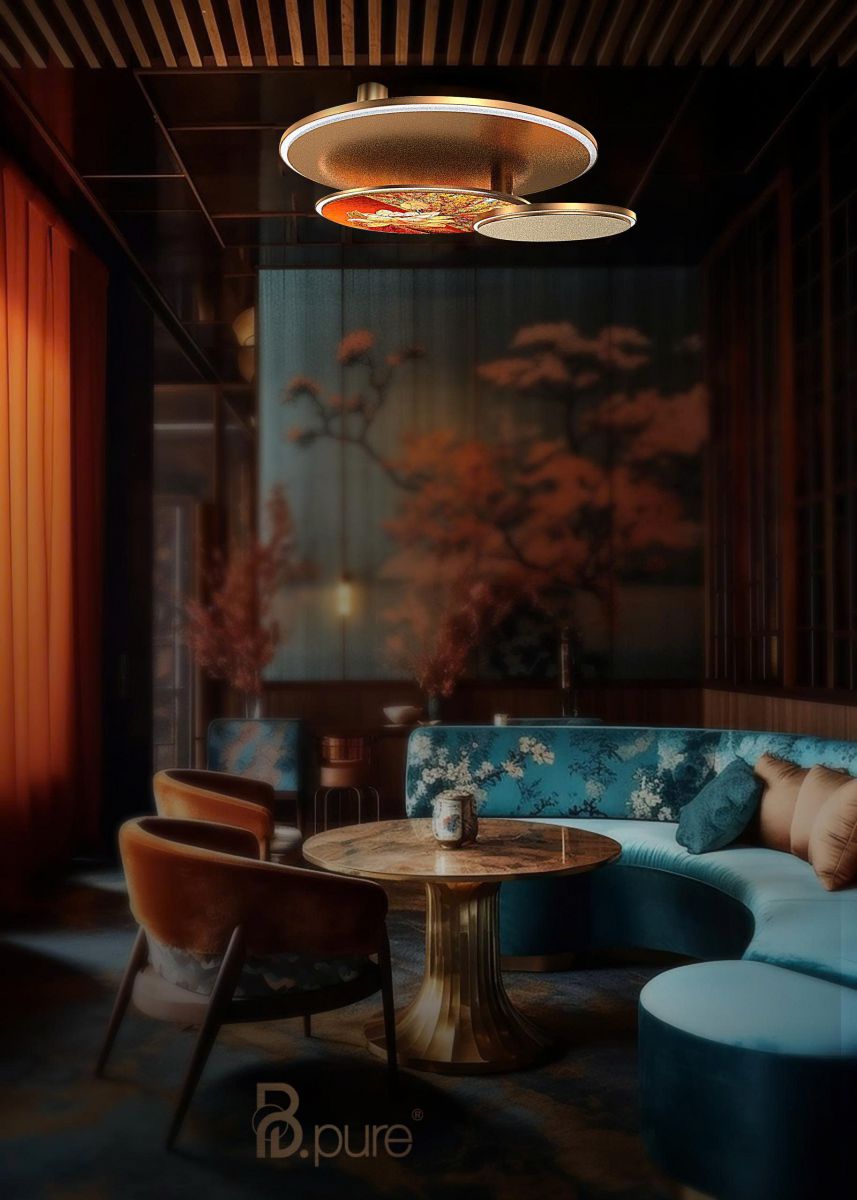 Đèn trần sơn mài - Ảnh khác số - 2